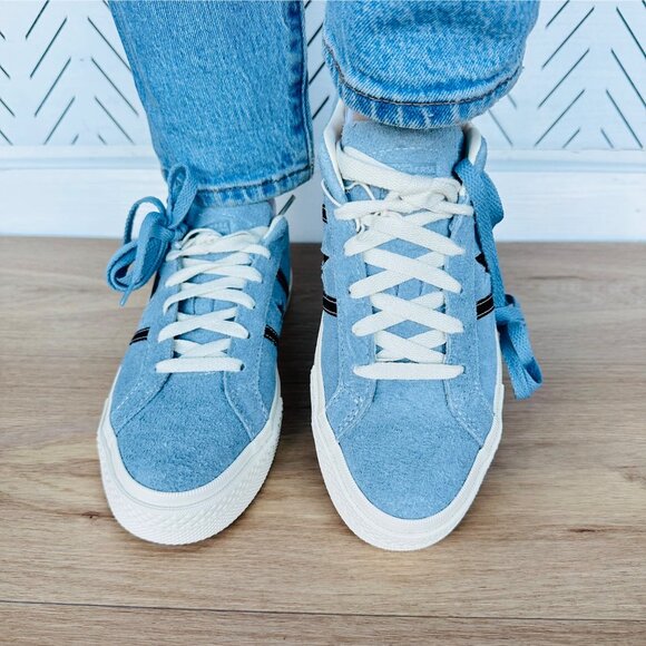 ⭐Converse One Star Academy Pro Ox Suede Low 8 Womens Shoes Blue Sneaker A09236C - Picture 4 of 14